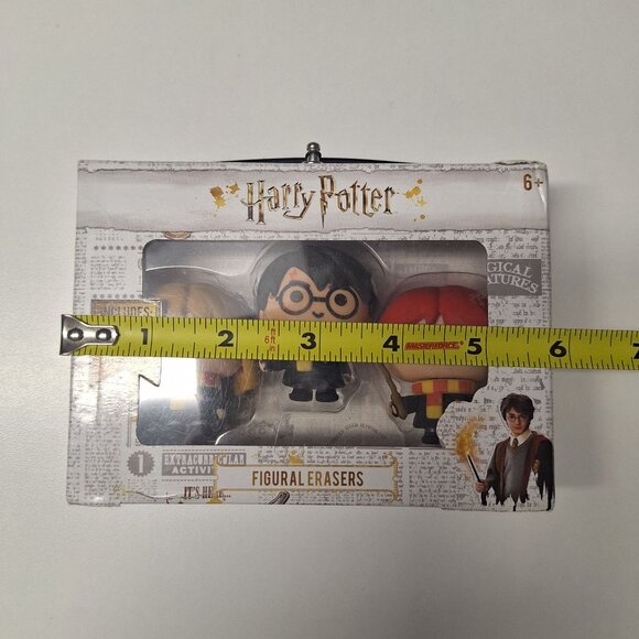 Harry Potter‎ Figural Erasers Set Hermione Ron 3 Pack Collectible School Office - Picture 4 of 7